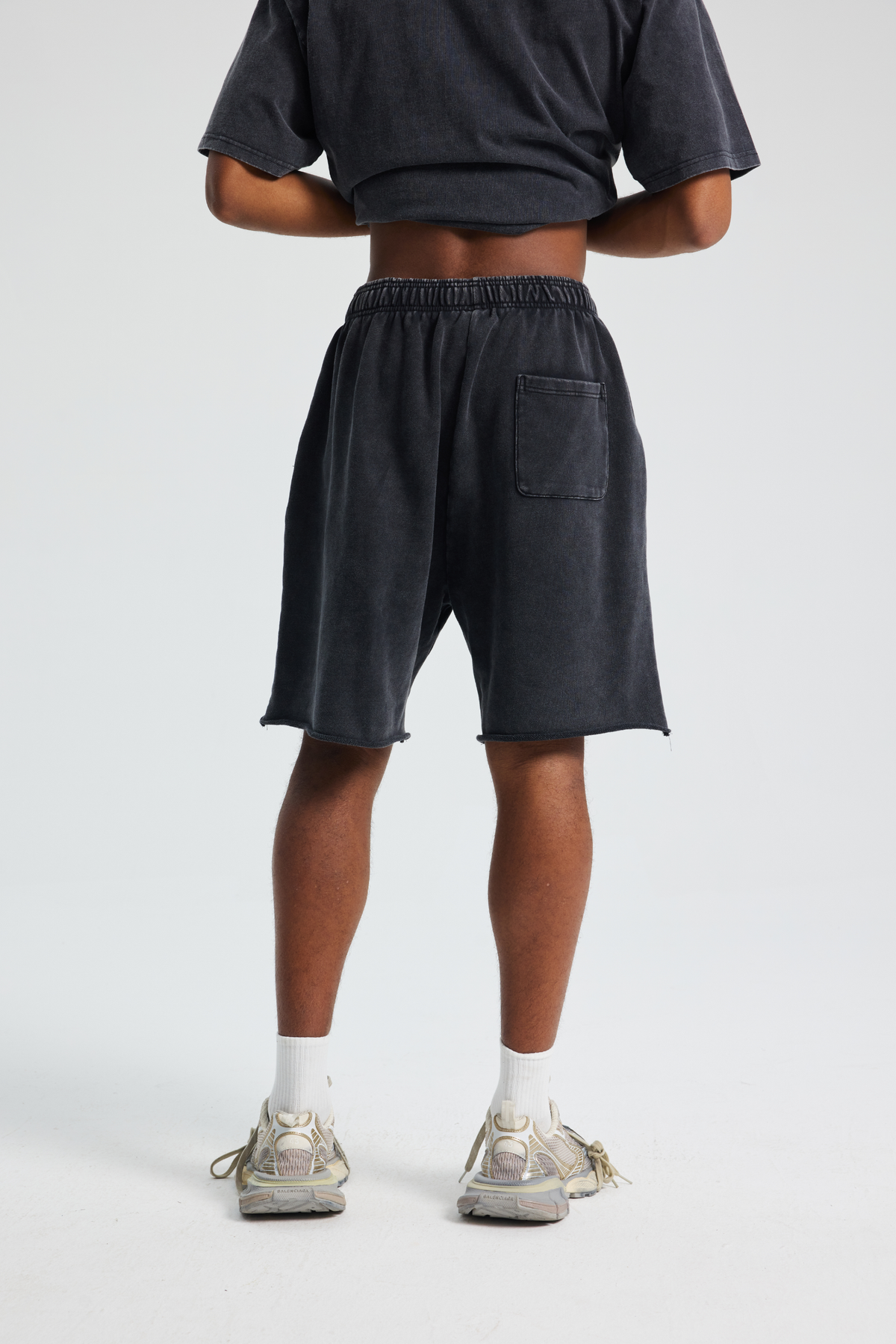 Raw-Hem Sweat Shorts