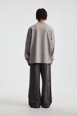 Panelled Long-Sleeve T-Shirt