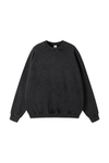 Heavyweight Crewneck Sweatshirt in Black – front product view