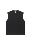 Quick Dry Raw-Edge Sleeveless T-Shirt