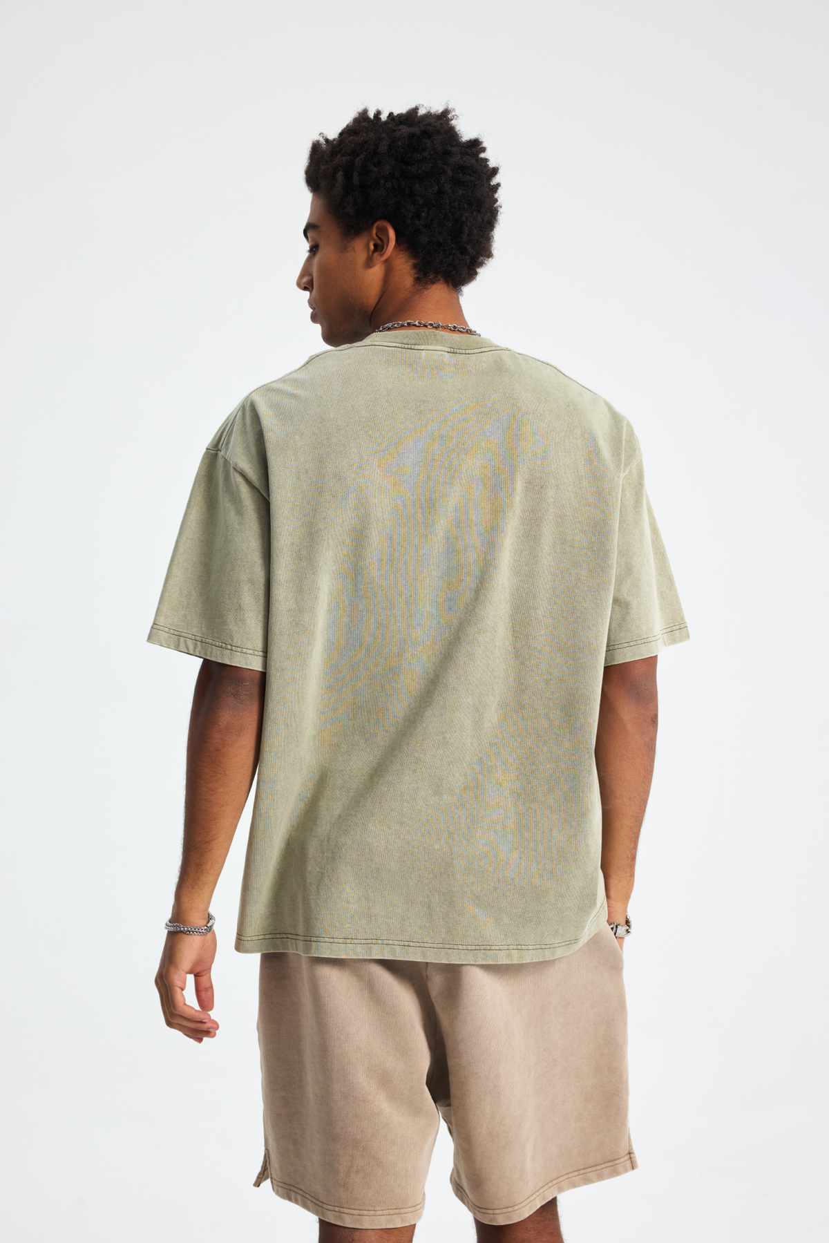 Vintage Washed Panelled T-Shirt