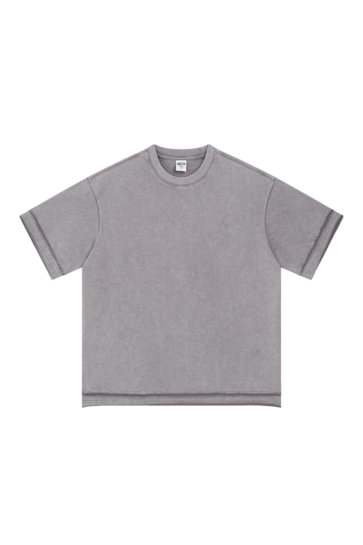 Panelled Sleeve & Hem T-Shirt