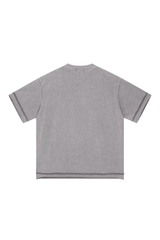 Panelled Sleeve & Hem T-Shirt