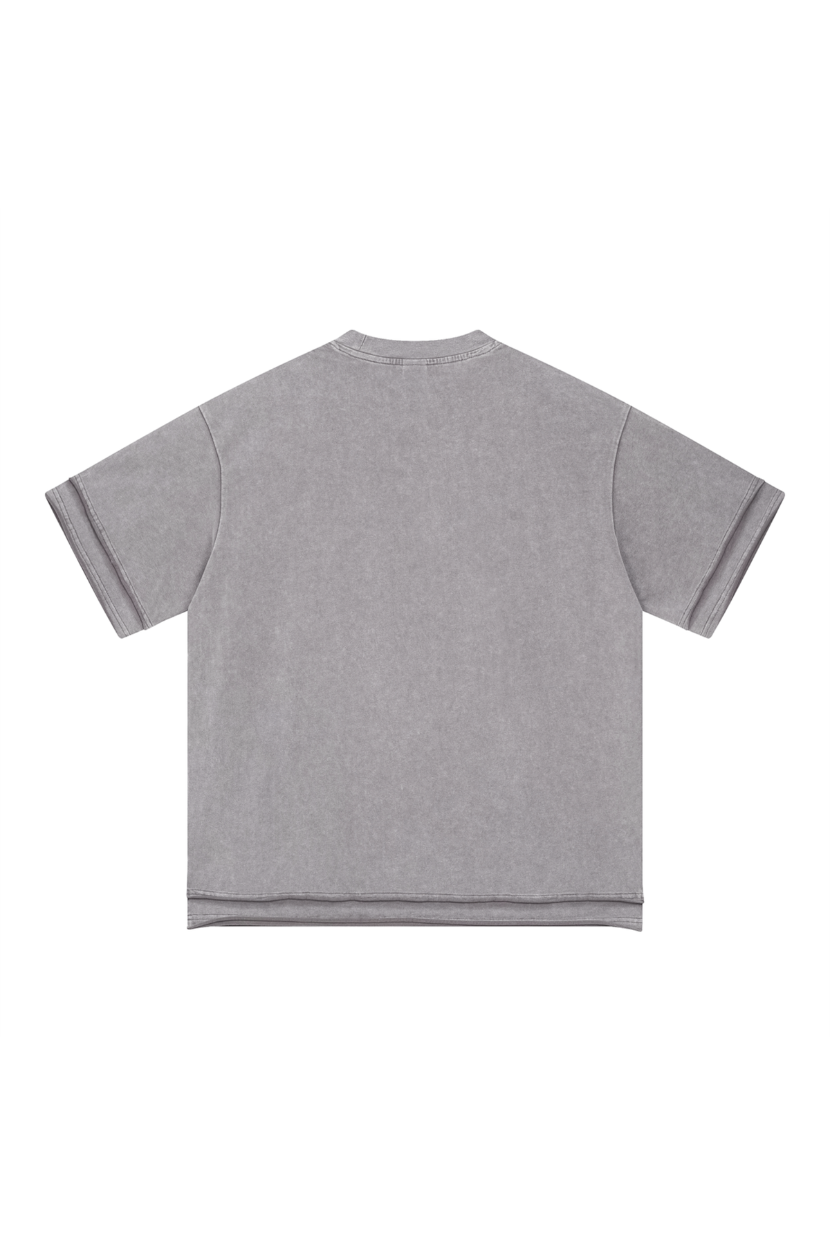 Panelled Sleeve & Hem T-Shirt