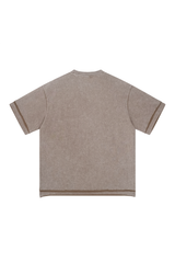 Panelled Sleeve & Hem T-Shirt