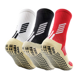 3 Pack Childrens Football Grip Socks-FOURMINT