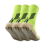 3 Pack Childrens Football Grip Socks-FOURMINT