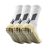 3 Pack Kids Football Grip Socks With Silicon Nubs-FOURMINT