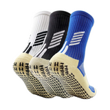 3 Pack Kids Football Grip Socks With Silicon Nubs-FOURMINT