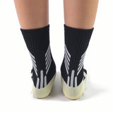 3 Pack Childrens Football Grip Socks-FOURMINT